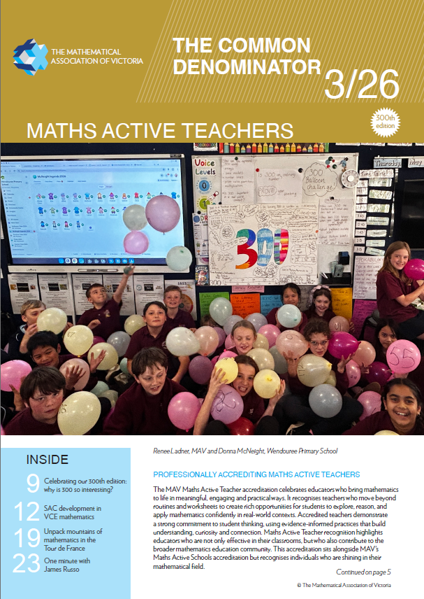 Cover of The Common Denominator, Term 3 2026